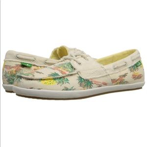 Sanuk Sailaway 2 Vacay Boat Shoes Size 8 NEW